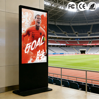 Écran LCD numérique d'intérieur de 32 pouces, système d'exploitation Android OEM, affichage publicitaire couleur, signalisation verticale, kiosque sur pied
