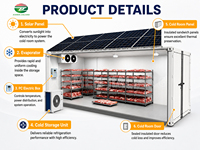 Chambre froide solaire, chambre froide portable, chambres froides mobiles