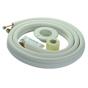 R410A Copper Line Set for Split Air Conditioner <strong>Pre</strong> <strong>Insulated</strong> Refrigeration Pipe HVAC Installation Parts - Product Image 2