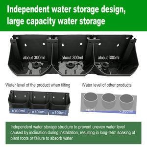 Maceta vertical colgante <span class=keywords><strong>de</strong></span> pared <span class=keywords><strong>para</strong></span> exteriores, sistema <span class=keywords><strong>de</strong></span> <span class=keywords><strong>riego</strong></span> por caída, maceta colgante <span class=keywords><strong>de</strong></span> pared - Product Image 6