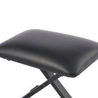 Leilei DT-8-S OEM réglable en acier tabouret de piano banc de chaise noir conception de rotation pliante pour scène pour trônes de tambour