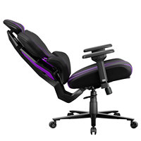 Fauteuil de Gaming Inclinable Manuel RXGAMER en Tissu, Base en Acier Cinq Étoiles, Conception Ergonomique, Accoudoirs 3D Réglables, Piston à Gaz 4 Positions, Pour la Maison