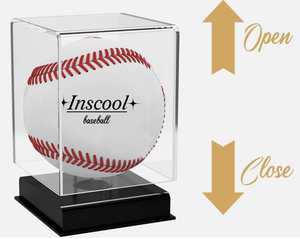 Tùy chỉnh UV bảo vệ rõ ràng hiển thị <span class=keywords><strong>Cube</strong></span> <span class=keywords><strong>Acrylic</strong></span> Bóng Chày hiển thị trường hợp - Product Image 5