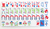 Tuiles de Mahjong en acrylique Hotty Toddy Ole Miss, 160 pièces, style américain avec cartes Joker universelles