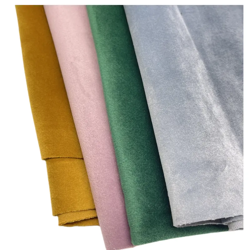 Tenda oscurante Romania tessuto per tende in velluto 100% poliestere per il soggiorno tessuto in velluto Holland 320GSM