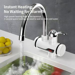 Calentador <span class=keywords><strong>de</strong></span> Agua Eléctrico Instantáneo sin Tanque para Cocina, 3 Segundos, Temperatura Ajustable, Agua Caliente/Fría, Pantalla LED, Un Solo Orificio - Product Image 3