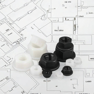 น็อตหน้าแปลนไนลอนพรีเมียม Jinghong น็อตหกเหลี่ยมพลาสติกหุ้มยางพร้อมปะเก็น สำหรับงานยึดติดในอุตสาหกรรม - Product Image 3