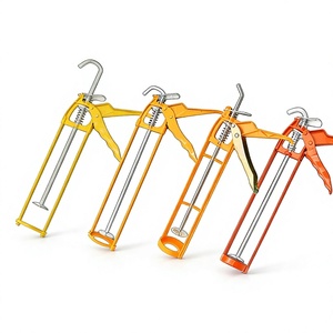 Heavy Duty 9 Inch Manual Caulking Gun, 310ml Dual <b>Rod</b> Silicone Sealant Gun for Home Improvement & Construction - Product Image 1