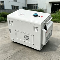 Générateur diesel 8 kVA à faible bruit, armoire silencieuse, démarrage électrique DC monophasé 220 V/110 V, ATS AVR 50/60 Hz