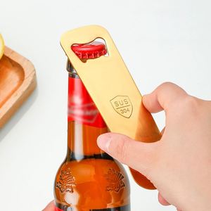 Abridores de Botellas de Cerveza de Acero Inoxidable 304 de Alta Calidad, Personalizables con Logotipo, Destornilladores para Abrir Botellas Grandes, Regalos Creativos - Product Image 1
