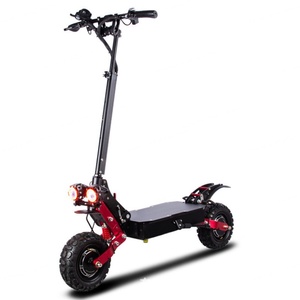 Nouvelle trottinette électrique à double moteur, batterie au lithium 48V/60V, pneus tout-terrain de 11 pouces, trottinette électrique pliable haute puissance 2400W - Product Image 1