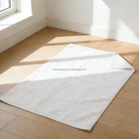 Serviettes de bain en coton de luxe, broderie personnalisée, logo personnalisé, légères, respirantes, séchage rapide, douces, lisses, hôtel, 140x73cm, blanc/personnalisé