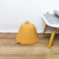 Chapeau de sauna en feutre de laine artisanal de qualité supérieure, isolant thermiquement, doux pour la peau, idéal pour la salle de vapeur, le spa et la banya