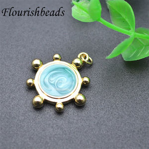 Charm Rotondo in Smalto Placcato Oro Design alla Moda Joyas <span class=keywords><strong>Encanto</strong></span> - Product Image 3