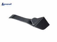Becquet arrière en fibre de carbone sèche durable de style PK, séparateur latéral arrière adapté à la modification de la Ferrari F8