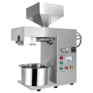 MJ BGC-T15 Small Cold Commercial Oil Making Machine Mini Household Avocado Coconut Nut Screw Oil Press Machine