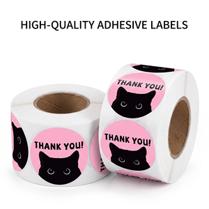 Étiquettes autocollantes personnalisées en vinyle imperméable avec logo imprimé pour emballage promotionnel, vente au détail, réduction et liquidation - Product Image 3