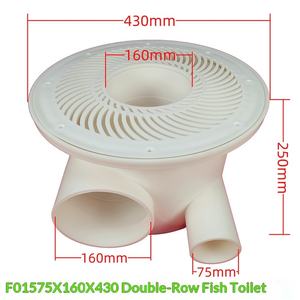 Tanque de Filtro Antiobstrucción F015 de Doble Fila para Estanques y Estanques de Cría, con Doble <span class=keywords><strong>Puerto</strong></span> de Drenaje - Product Image 2