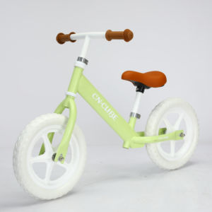 Ventes directes d'usine fourche à cadre en acier à haute teneur en <span class=keywords><strong>carbone</strong></span> vélo d'équilibrage monobloc solide et durable pour enfants - Product Image 1