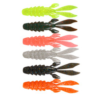 Nouveau luya homard leurres souples asticots Capucin crevettes leurres louche silicone leurres de pêche