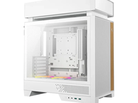 Gabinete para PC Gamer DeepCool CL660-WH Blanco, Torre Media ATX, Doble Cámara, Refrigeración Líquida de 360 mm, Vidrio Templado, Molde Privado, USB Frontal