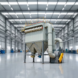 <span class=keywords><strong>Collecteur</strong></span> de poussière industriel à sac, filtre à sac rotatif à pulvérisation - Product Image 1