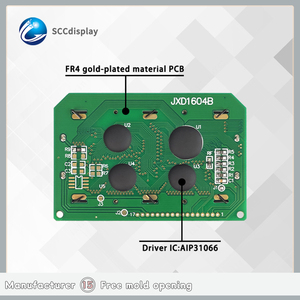 Sccdisplay của nhà sản xuất COB <span class=keywords><strong>16x4</strong></span> Nhân Vật <span class=keywords><strong>LCM</strong></span> mô-đun jxd1604b màu vàng <span class=keywords><strong>LED</strong></span> Đèn nền STN LCD hiển thị-20C + 70C 17pin - Product Image 3