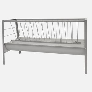Comedero para Cabras de Gran Capacidad con Capacidad de 77 Galones, Comedero para Cabras de 8 Pies de Largo con Estructura Totalmente de Acero para una Alimentación Más Profunda - Product Image 1