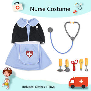 Unisex Kids Polyester Dokter Kostuums Kinderen Bezetting Kostuums Met Speelgoed Rekwisieten Halloween <span class=keywords><strong>Pilot</strong></span> Cosplay Kostuums - Product Image 3