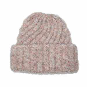 Bonnet en laine tricoté pour femme, épais et chaud, grande taille, nouvelle collection automne-hiver - Product Image 5