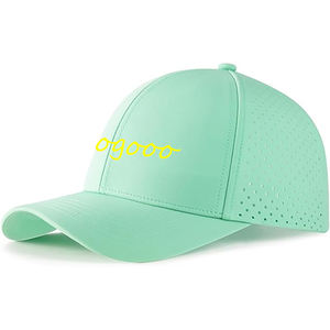 Casquette de golf à séchage rapide 6 panneaux avec logo personnalisé casquette de baseball casquette Snapback à bord incurvé en maille pour unisexe - Product Image 1