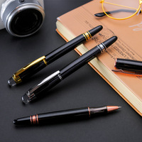 Stylo de luxe de marque avec logo personnalisé, couronne en cristal, fournitures de bureau, cadeaux haut de gamme pour ingénieur