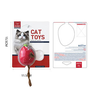 Juguete Interactivo para Gatos, Ratón Cantante Activado por Sonido, Juguete de Peluche para Cazar, Entretenimiento para Aliviar el Aburrimiento - Product Image 6