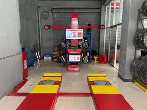 Máquina 3D de alineación de ruedas avanzada y máquina de alineación de automóviles Sistema de imagen único para el taller de postelevación de servicio de neumáticos - Product Image 3