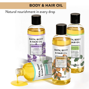 Aceite <span class=keywords><strong>de</strong></span> Masaje 100% Natural <span class=keywords><strong>de</strong></span> Lavanda, Coco y Eucalipto, Aceite Nutritivo para Hidratación Profunda, Masajes Relajantes y Apoyo Respiratorio - Product Image 2