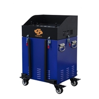 Yorktech YK-AC3600 – Nouvelle machine de nettoyage de conduits de ventilation électrique haut de gamme avec caméra de collecte de poussière, 3600W, 120V-240V, brosse rotative