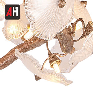 Уникальная подвесная декоративная медная Хрустальная большая светодиодная люстра - Product Image 5