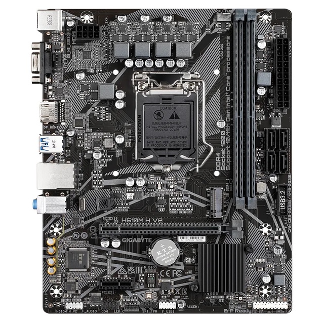 New GIGABYTE H510M H V2 LGA1200 DDR4 Computer Motherboard PC Support 10/11th CPU Gaming Motherboard PC