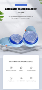 חרוז חשמלי מעוך אריגה אוטומטית מכונת חרוזים קטנה אוטומטית גביש זכוכית זכוכית חרוז אוטומטי - Product Image 4