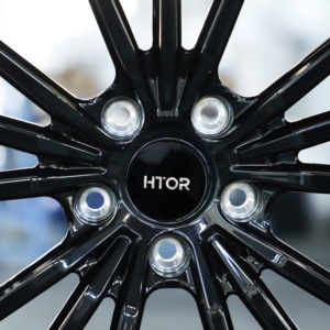 Rines Negros Forjados HTOR Personalizados de 18, 19 y 20 Pulgadas 5x114.3 para Autos de Alto Rendimiento, Compatibles con ZK 007, NIO ET5, <span class=keywords><strong>MI</strong></span> SU7, <span class=keywords><strong>XP</strong></span> P7 - Product Image 4
