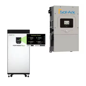 Batterie domestique rechargeable au lithium fer phosphate Sol-Ark Fortress Vault MAX 18,5 kWh avec BMS intelligent, protection IP65, CAN, hybride, pour réseau électrique 456 - Product Image 4