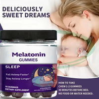 Ausreson OEM Gommes de mélatonine sans sucre pour enfants 5mg 10mg 20mg – Compléments de sommeil végétaliens et naturels pour enfants