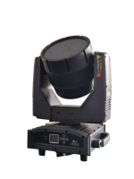 Projecteur LED 500W IP65 étanche pour extérieur, lumière de scène pour parcs d'attractions, contrôle DMX
