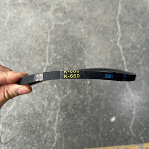 สายพานวีเกียร์ K-660 ยางขนาด 10 มม. ทนทานต่อการสึกหรอ สำหรับอุปกรณ์เสริมเครื่องเจาะ หมายเลขชิ้นส่วนมาตรฐาน 2201 - Product Image 1