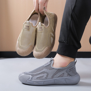 รองเท้าผ้าใบผู้ชายหนังแท้แบบผูกเชือก สไตล์ใหม่ ระบายอากาศ ดูดซับความชื้น ป้องกันกลิ่น เหมาะสำหรับทำงาน ใส่สบายทุกฤดู แฟชั่นทันสมัย - Product Image 2