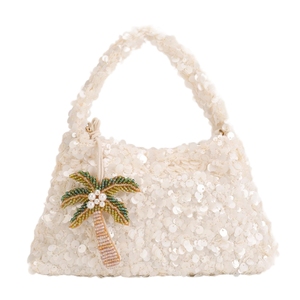 Bolso de mano bohemio con lentejuelas para mujer, estilo oceánico, brillante, ligero, para la playa, fogatas o uso diario - Product Image 4