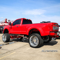 Rines de Lujo Forjados SJ Super Single 10x225 8x6.5 10x285.75 8x180 8 Lug Dually para Camioneta 8x200 8x210