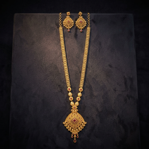 Wholesale 14K 18K 24K Micro Gold Plated Traditional Floral Design Jewelry Set, Fashion <b>Necklaces</b>, Gold Forming <b>Long</b> Jewelry Set. - Product Image 3