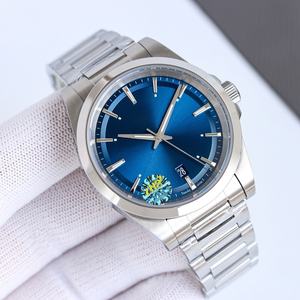 Montre de sport mécanique multifonctionnelle en acier inoxydable pour hommes, étanche, bleue - Product Image 2