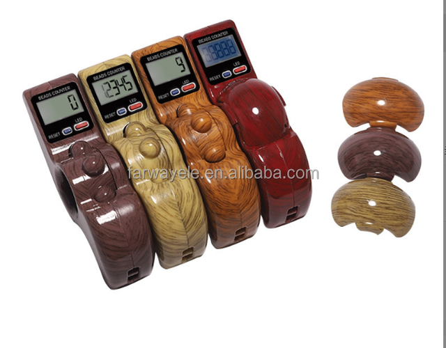 Digital Tasbeeh Electronic Ring Counter Finger Clicker Countertop for Counting